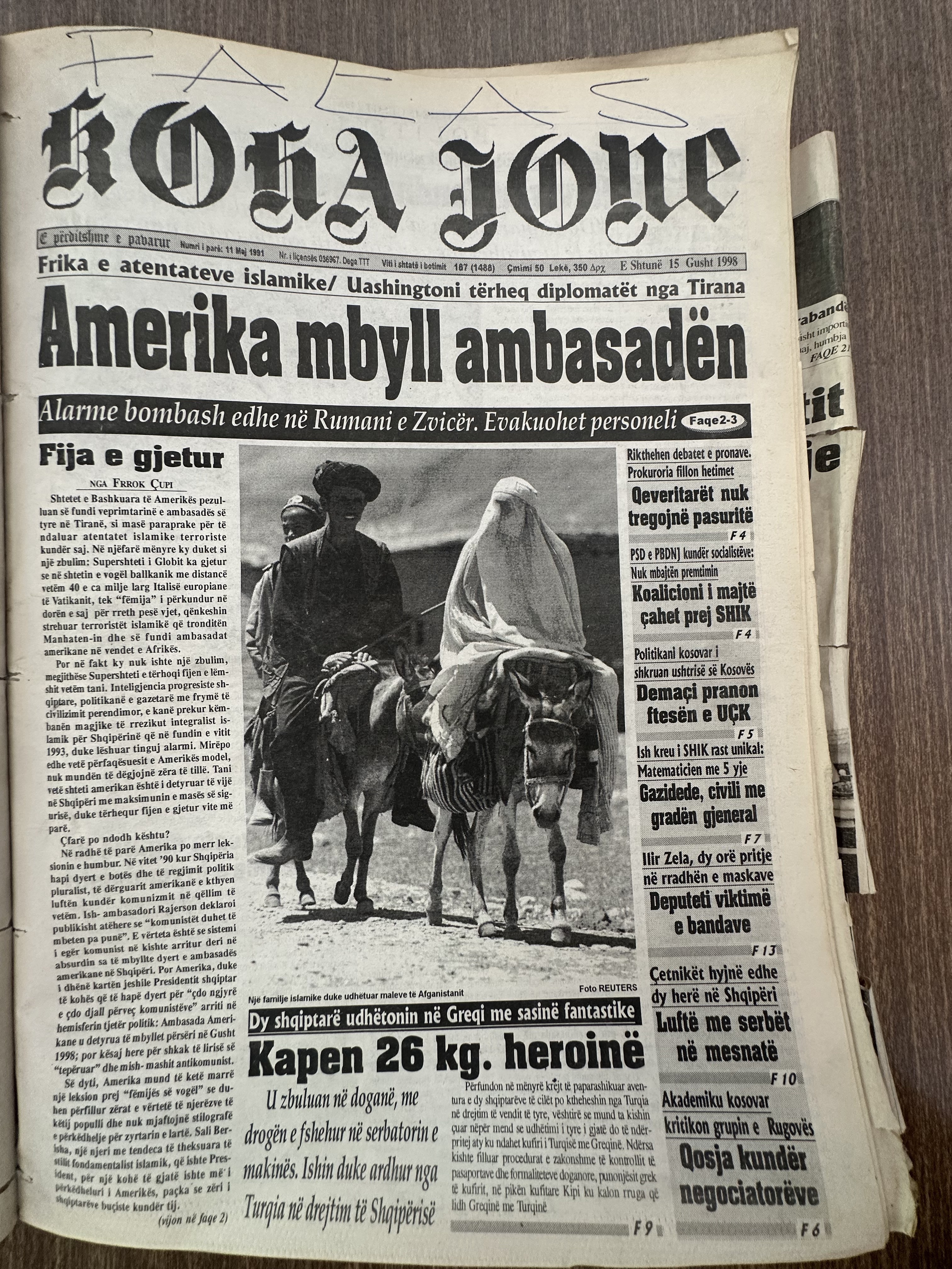 Koha Jonë 1998-08-15